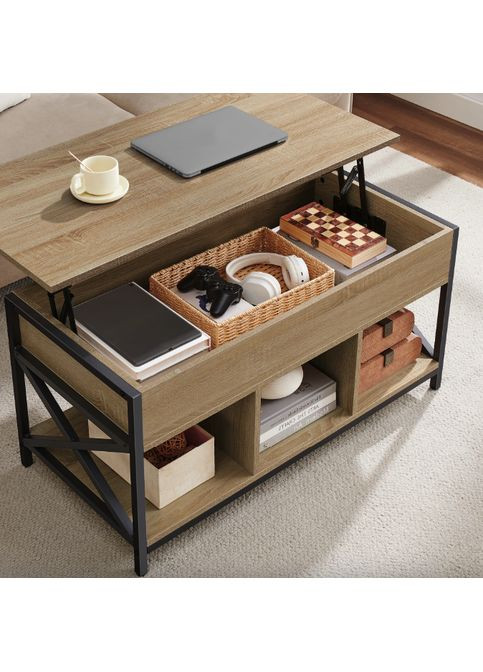 Стіл трансформер Elias в стилі Loft натуральний Leobert (361953054)