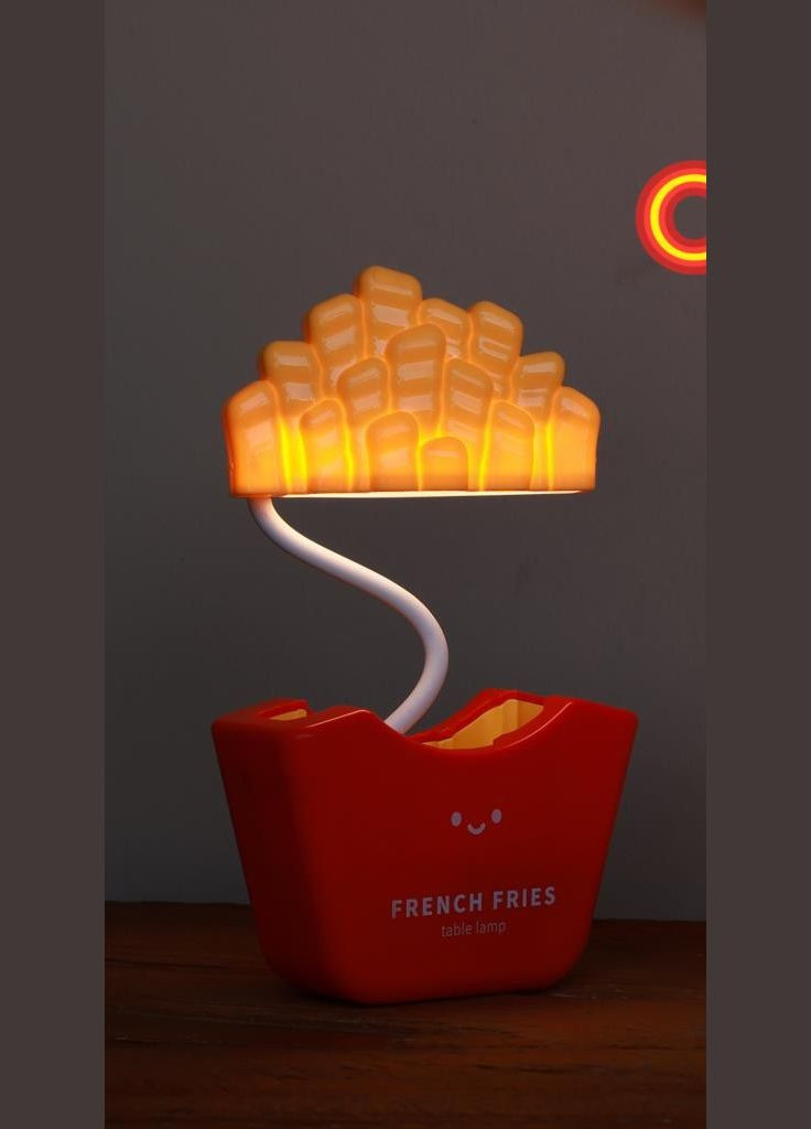 Настольная лампа в форме картофеля фри USB «French Fries» — креативная ночная лампа для детей и офиса. No Brand (346440215)