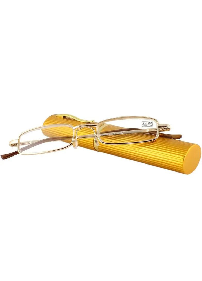 Очки ручка Панорама для зору в футлярі Лектор золотистого кольору CA Panorama 2134 (334731786)
