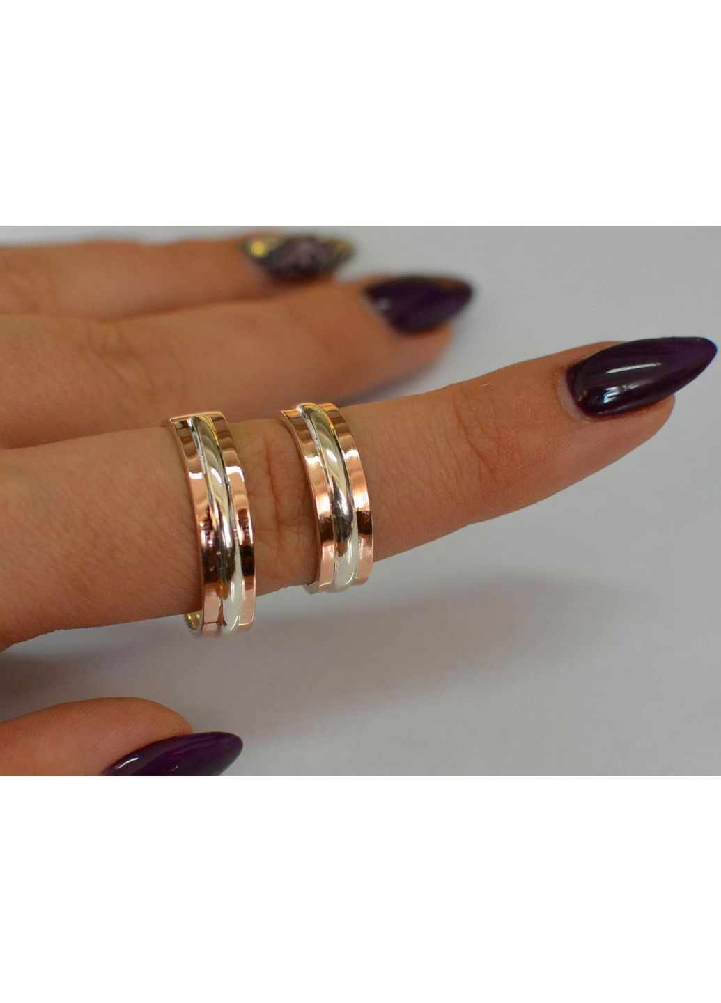 Обручальное кольцо из серебра с золотом Silver Style (367112174)