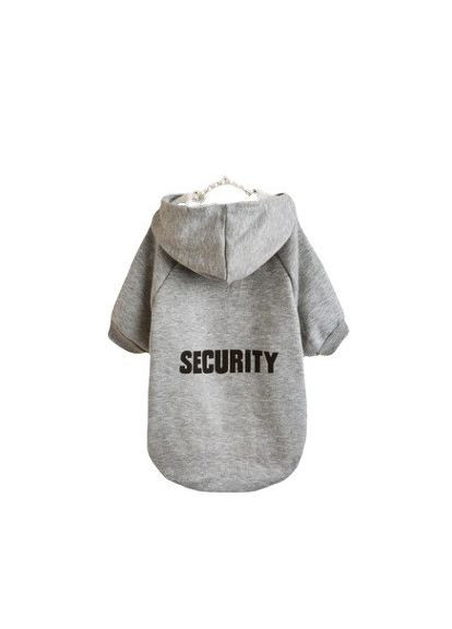 Худі довге для котів Pet Style "Security" Сіре 3XL No Brand - (323237392)