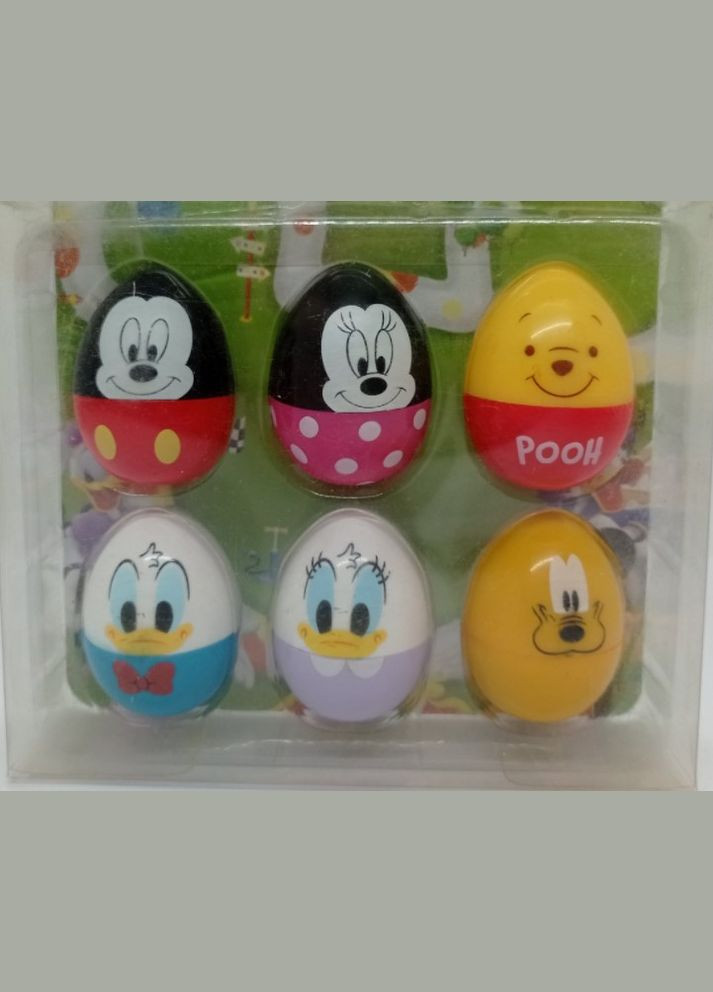 Микки маус печатки-штампики дисней детская игрушка disney mickey mouse 6 печатей Shantou (280257983)