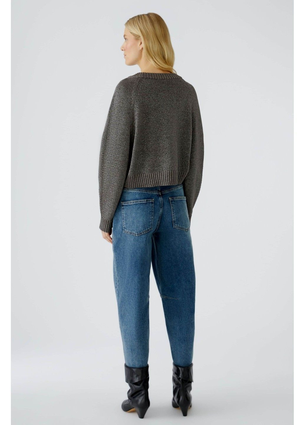 Коричневый демисезонный женский джемпер коричневый джемпер Oui