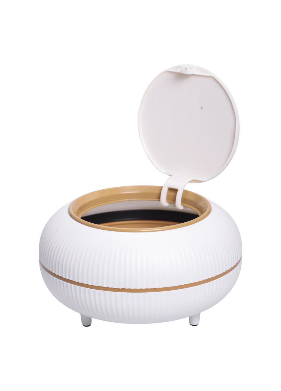 Відро для сміття настільне 23×23×13 (см) з кришкою HP-45-4 Yiwu (366449118)