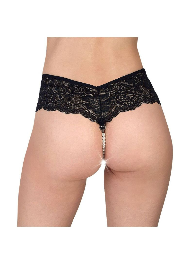Сексуальные женские трусики Fabiana с жемчугом, черные, размер XS-M Art of Sex (297138892)