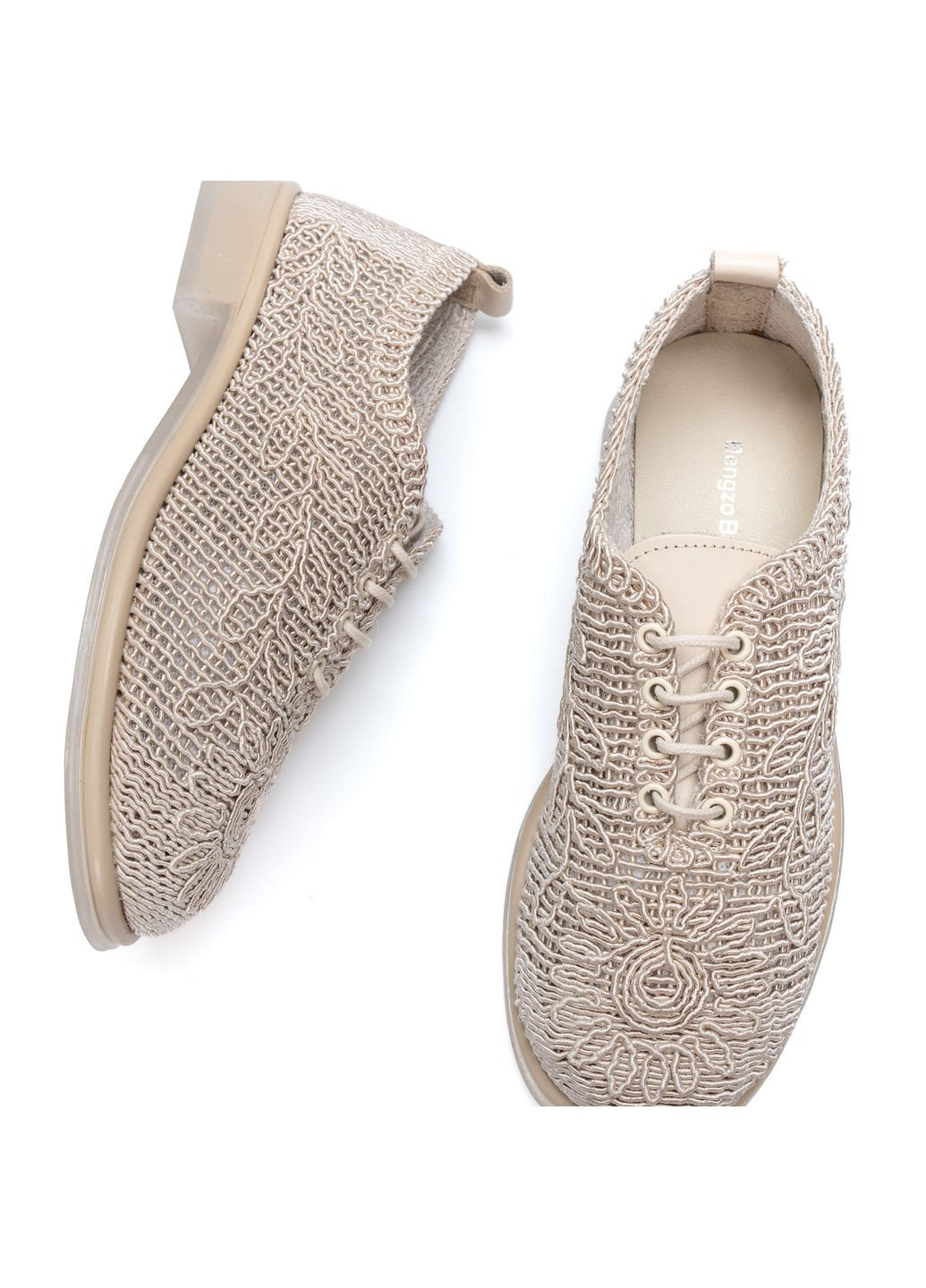 Bengzo Baldini Туфли 01621 Бежевые бежевый з текстиль, турция — лето (351376568)