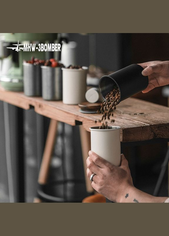 Герметический контейнер 500 мл. Coffee Bean Storage для кофе White (R-C5376W-VS) MHW-3BOMBER (314926866)