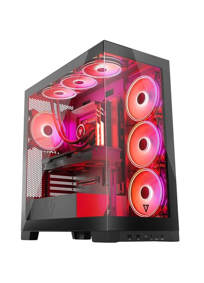 Корпус VOLCANO SPACE APEX ARGB BLACK без БП ATX (AT-SPACE-PG-10-000000-000) Modecom (306815629)