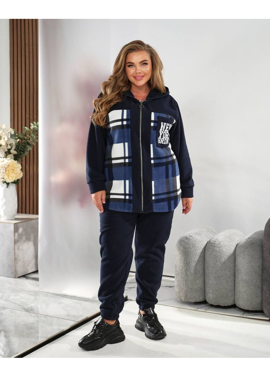 Жіночий теплий костюм двійка бордового кольору New Trend (361071603)