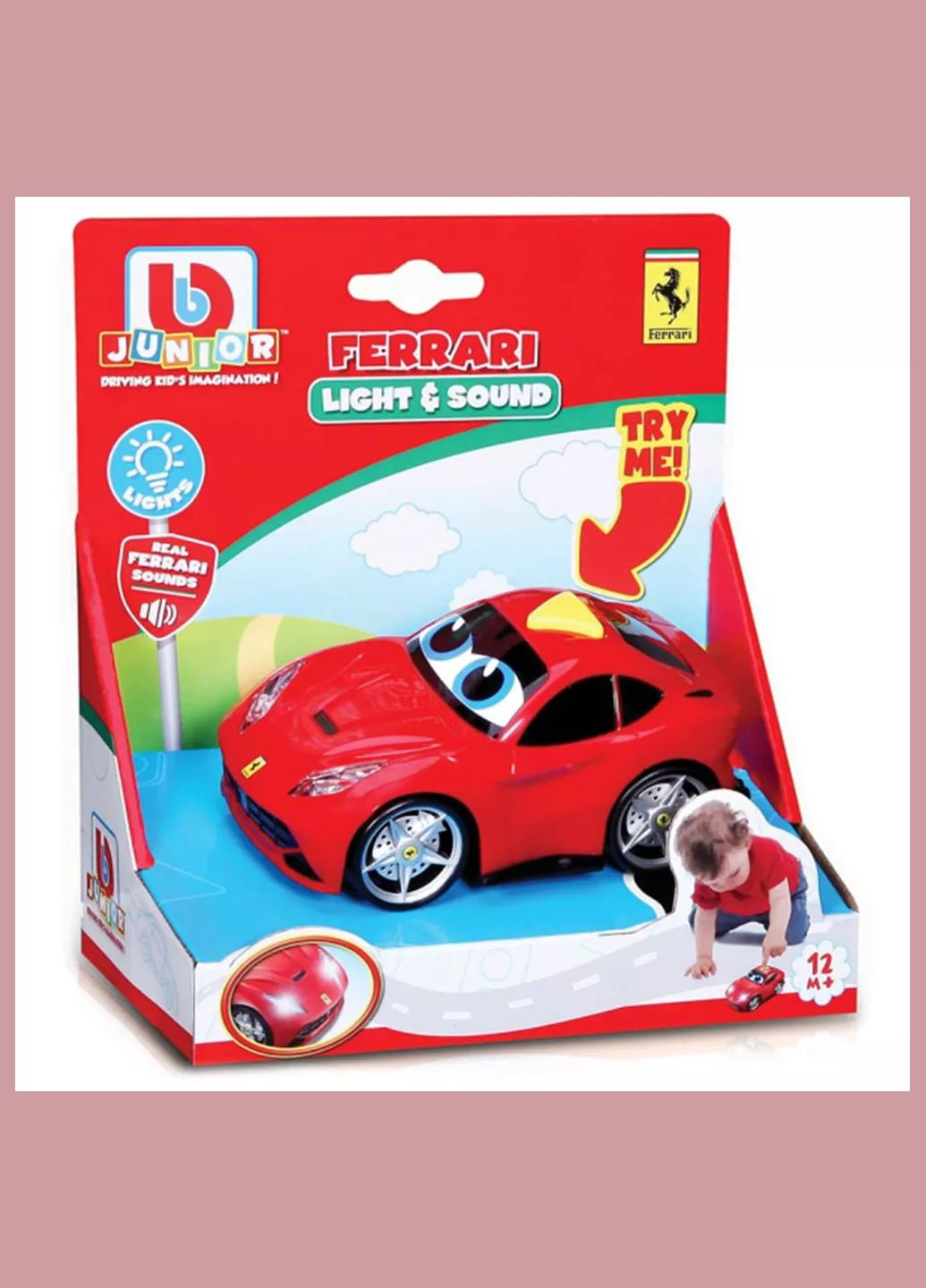Машинка Ferrari 488 GTB (16-81002) Bb Junior (330058146)