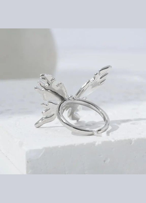 Кольцо для девушек роскошный подарок ретро кольцо с бабочкой ярко красной р. регулируемый Fashion Jewelry (285272358)