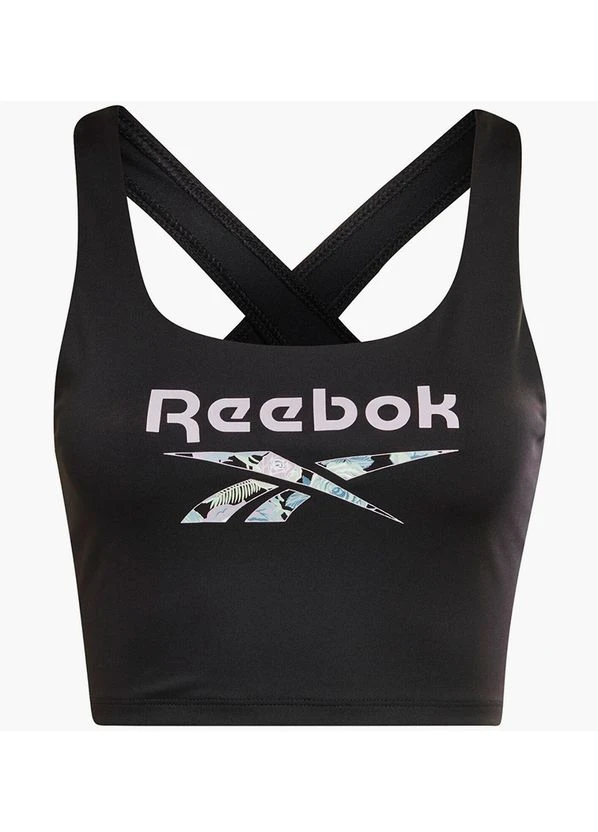 Топ Yoga Floral Bralette Black HG3388 Reebok (397851438)