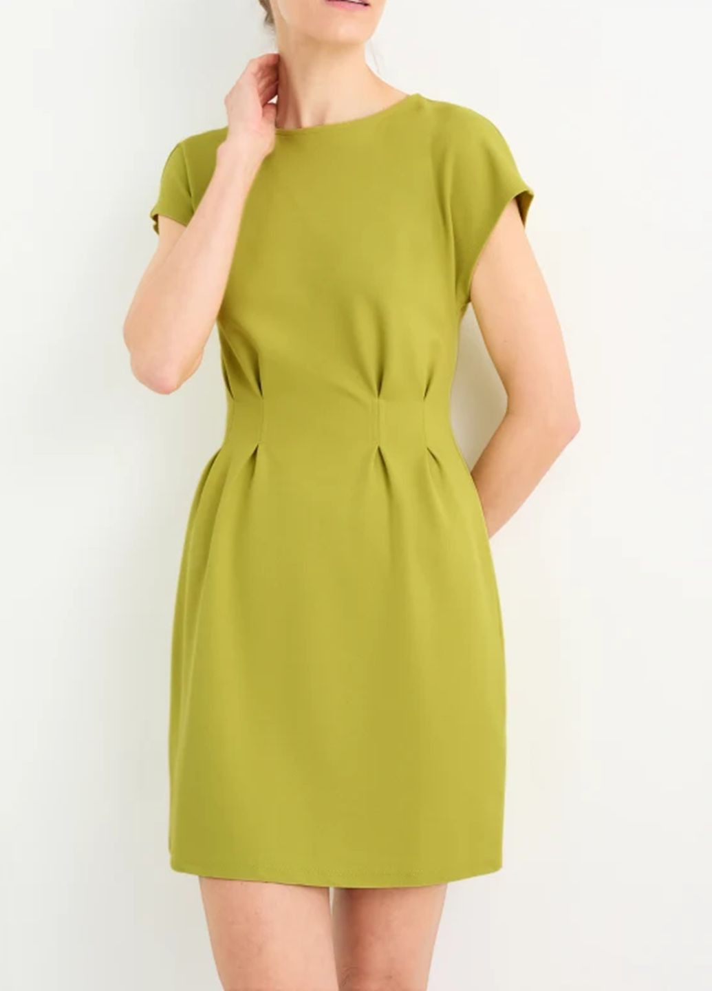 Зеленое кэжуал платье C&A однотонное