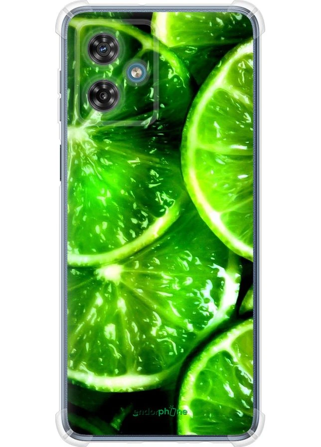 Чехол на Motorola Moto G54 Зелёные дольки лимона "852sp-3339-70447" Endorphone (357213548)