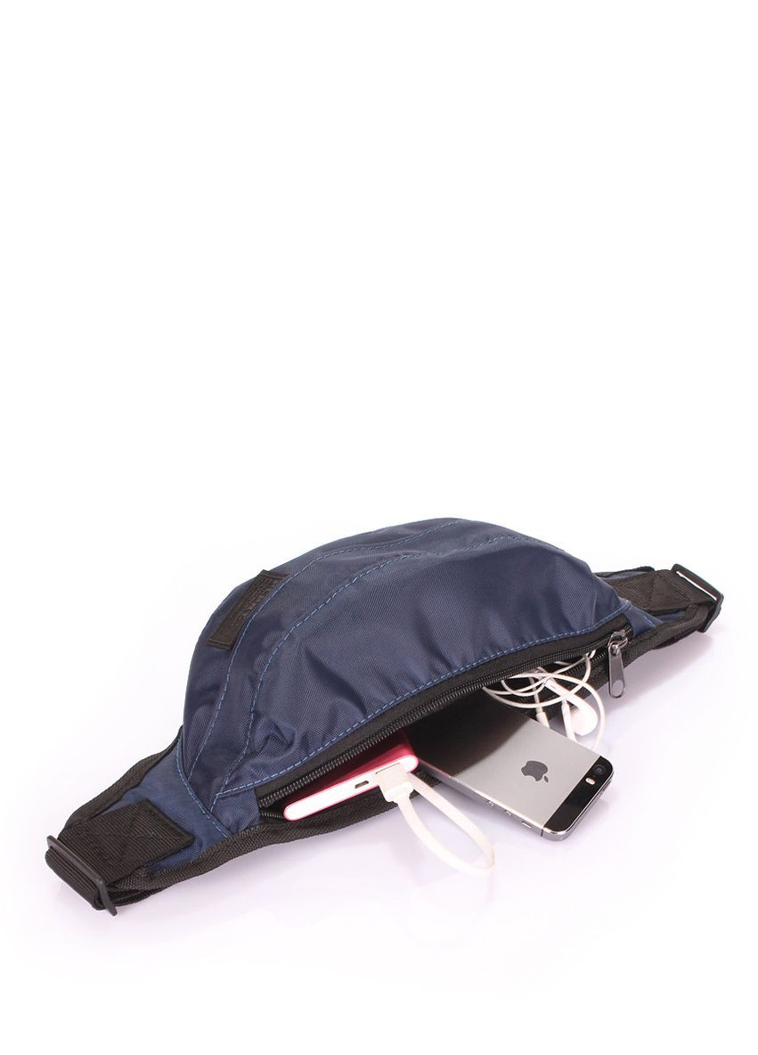 Сумка-бананка Bumbag синя PoolParty (372657597)