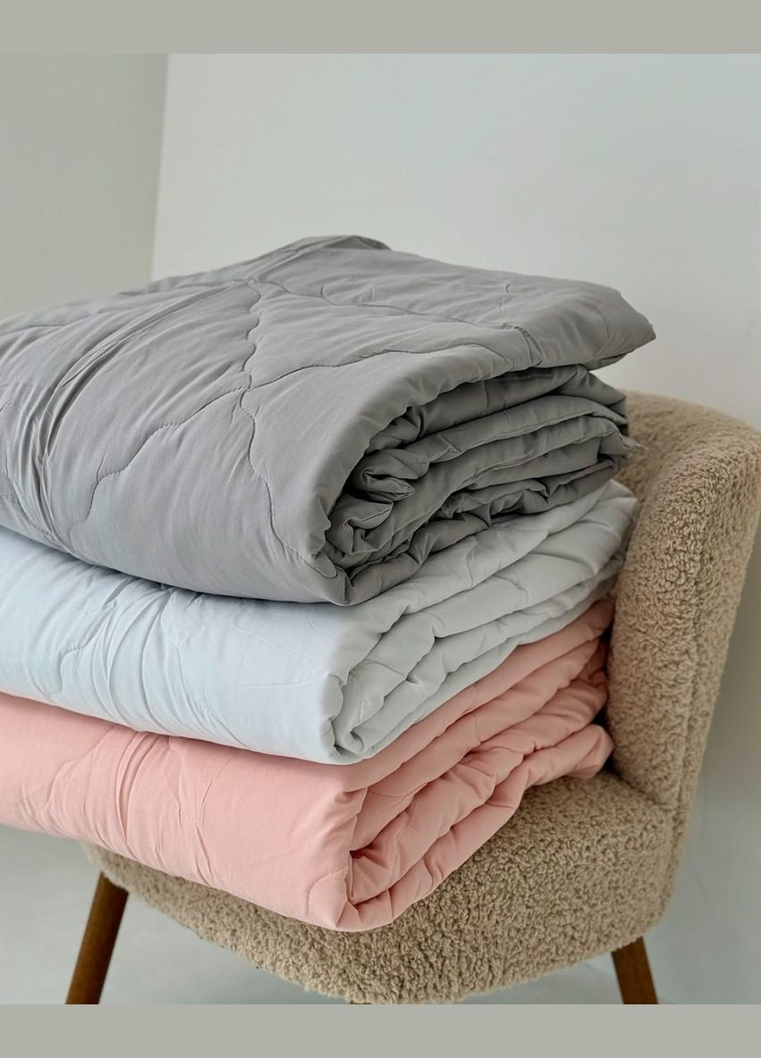 Одеяло евро 21332 200х220 см серое Dushka Home (366396625)