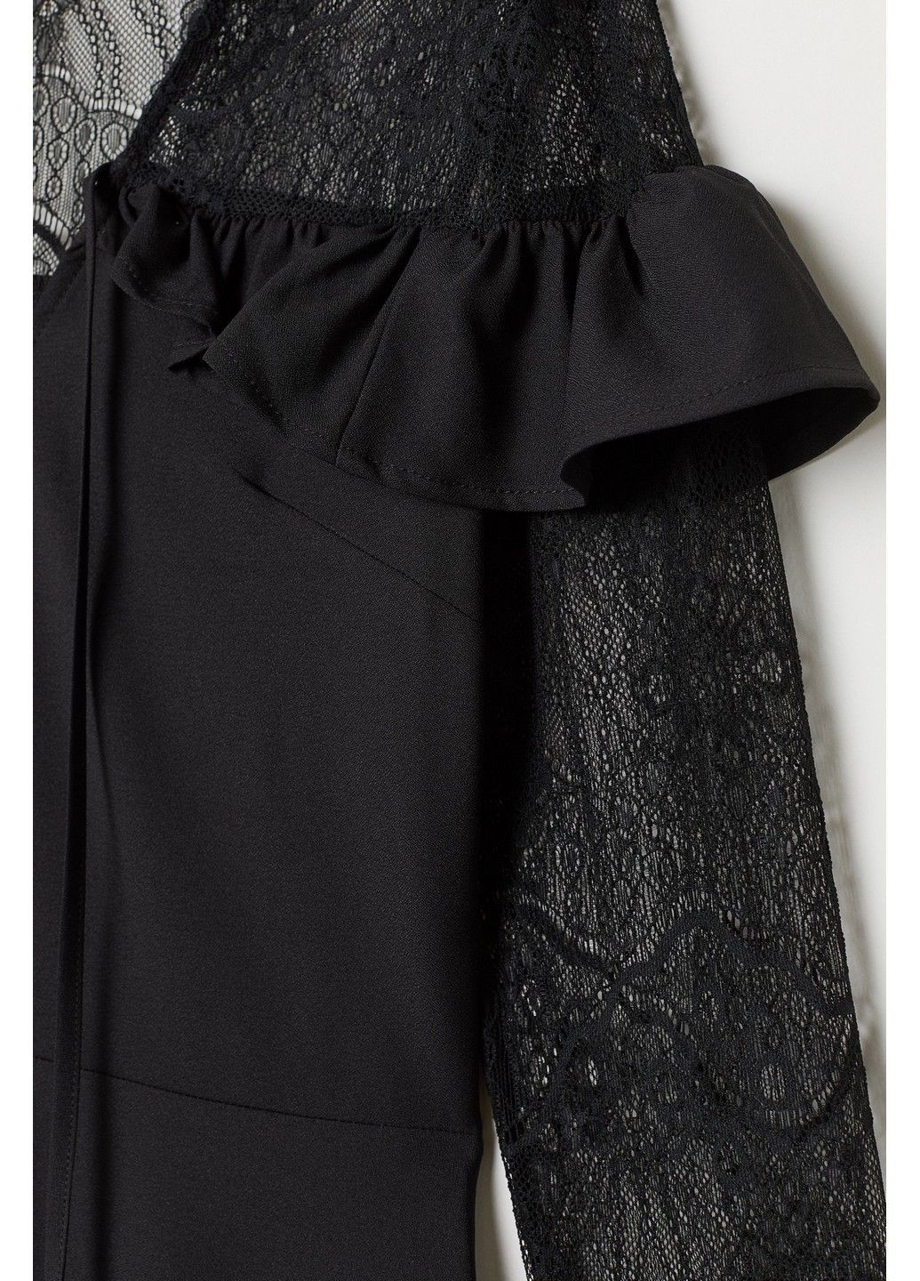 Чорна коктейльна сукня H&M однотонна