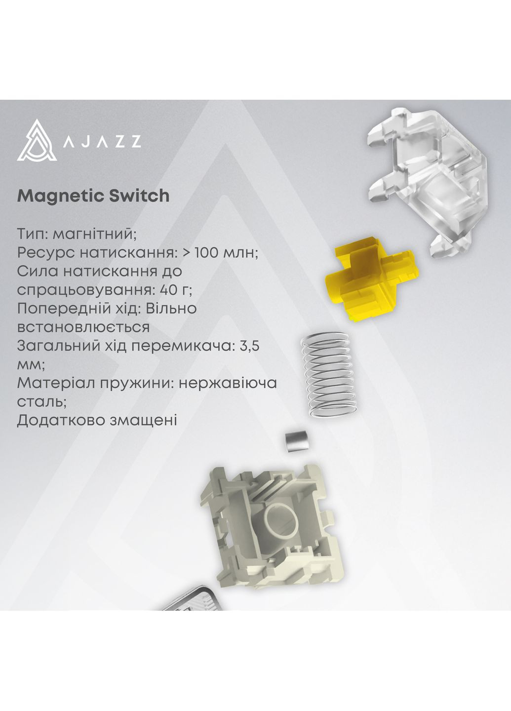 Клавиатура AK680 Max Magnetic Switch Black (AK680-WM-B-A) Ajazz (360399667)