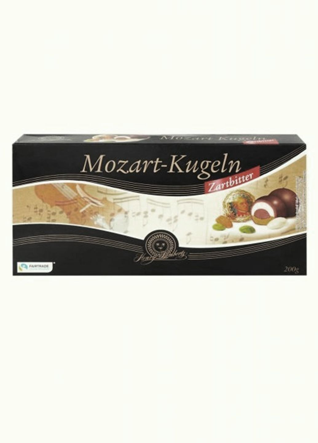 Набор подарочный Конфеты в черном шоколаде Mozart Kugeln от Henry Lambertz 400 гр марципан Shokopack (305465678)