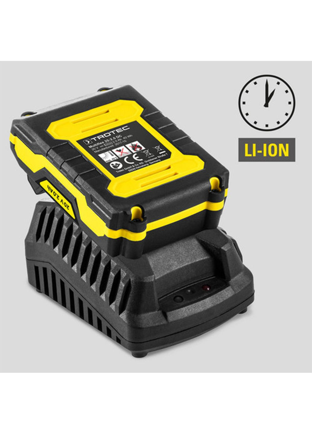 Лобзик электрический аккумуляторный Trotec 20V жёлтый с кейсом ProDobro (391427499)