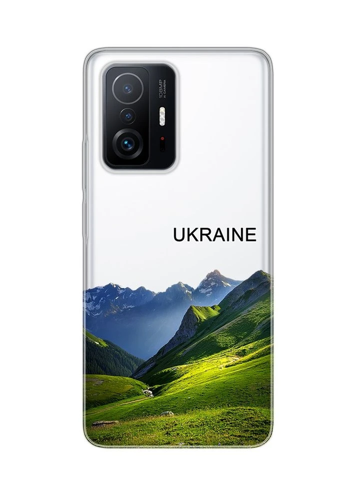Прозорий чохол на Xiaomi 11T / 11T Pro Карпати Україна (принт 409) Creative (355409975)