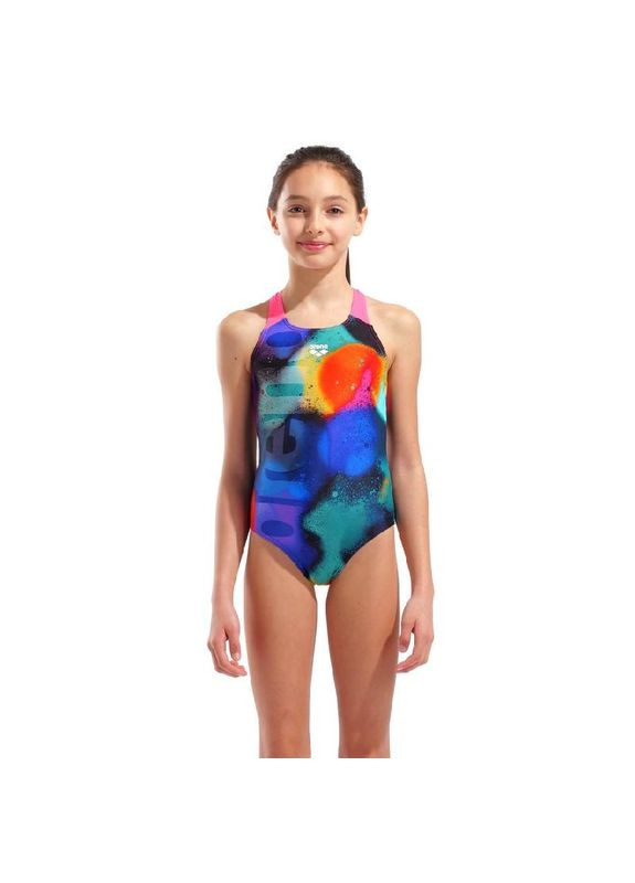 Комбинированный демисезонный купальник детский spray paint swimsuit swim pro (010286-590) 8 Arena