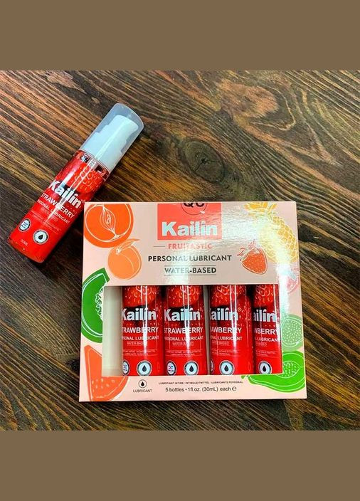 Съедобный лубрикант Kailin 30 мл Клубника – Интимная смазка No Brand (373415623)