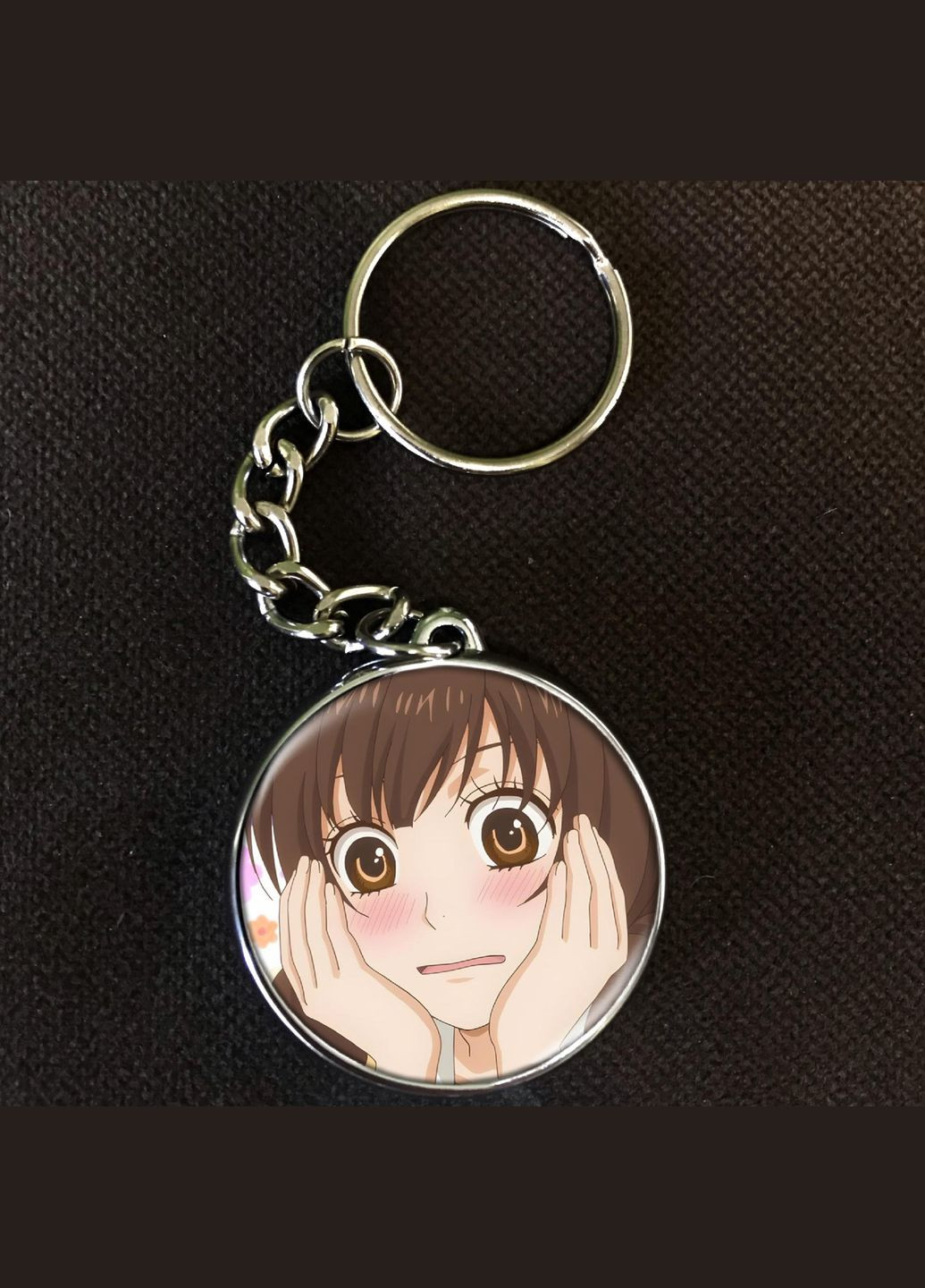 Брелок Аніме Вовчиця та чорний принц #005 silver No Brand (327220174)