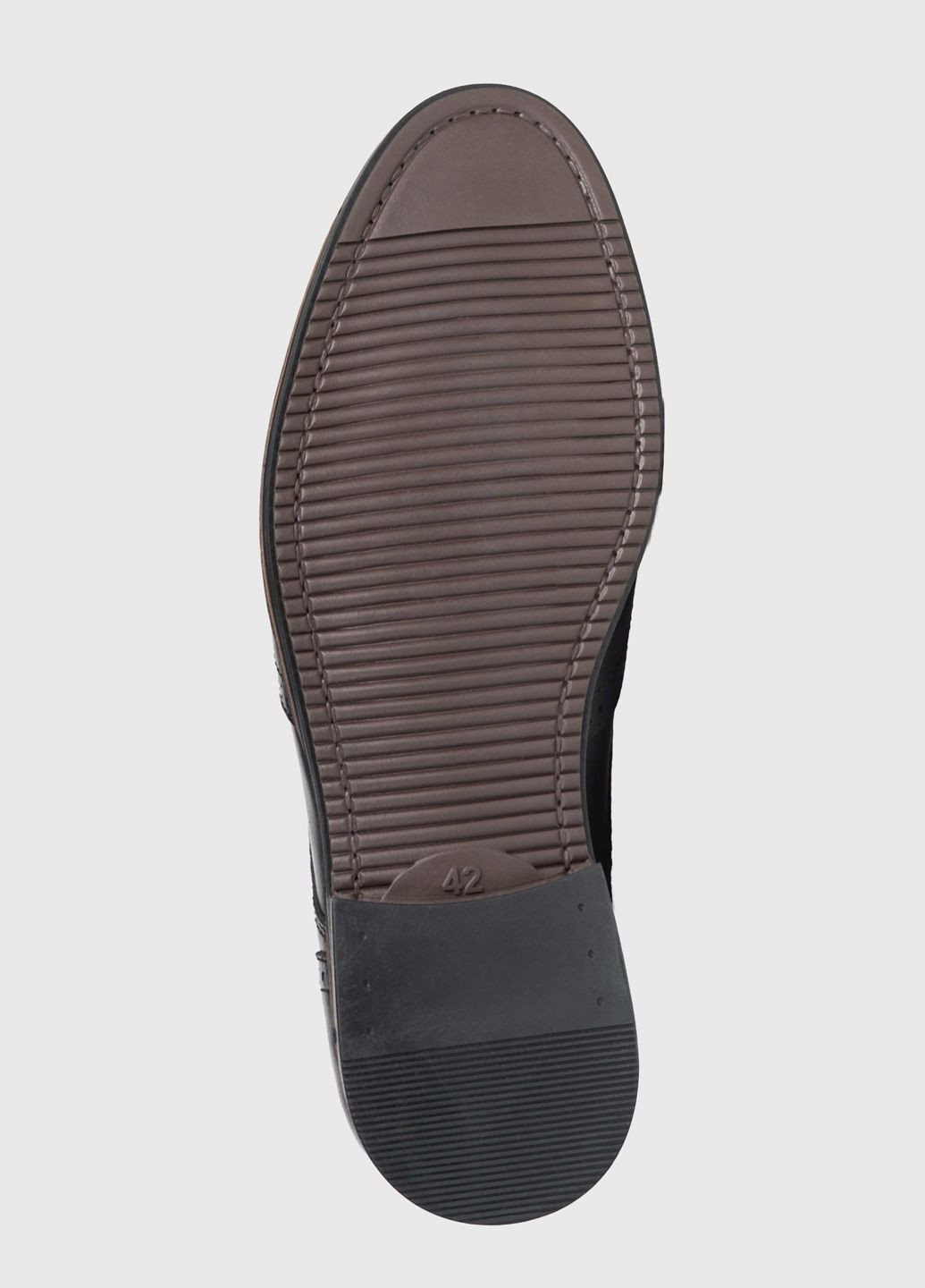 Туфлі чоловічі чорні Arber Броги (367683443)