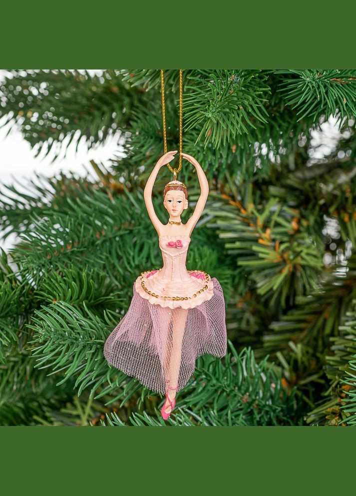 Набор подвесок на елку Балерина 6 шт 12 см 16010-012 Lefard (346532332)