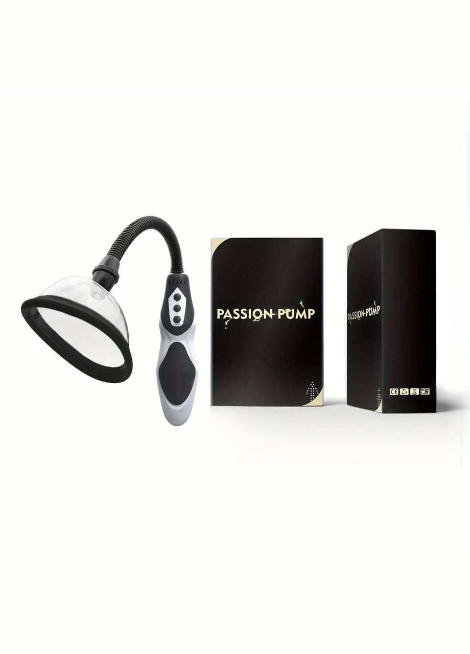 Автоматическая вакуумная помпа для вульвы Passion Pump Men Powerup (297586857)