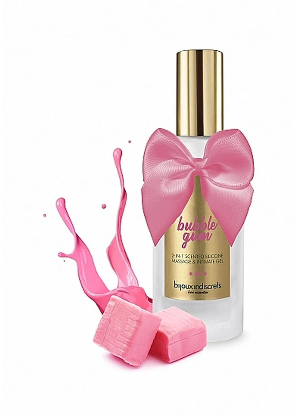 Ароматний силіконовий масажний та інтим гель 2 in1 Scented Silicone Massage Intimate Gel BubblegumSHOTS 17538 Shots (391389512)