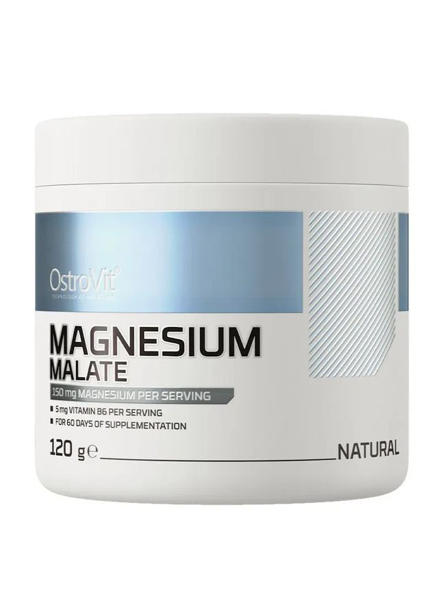 Магній малат Magnesium Malate Без смаку 120 г Ostrovit (363968367)