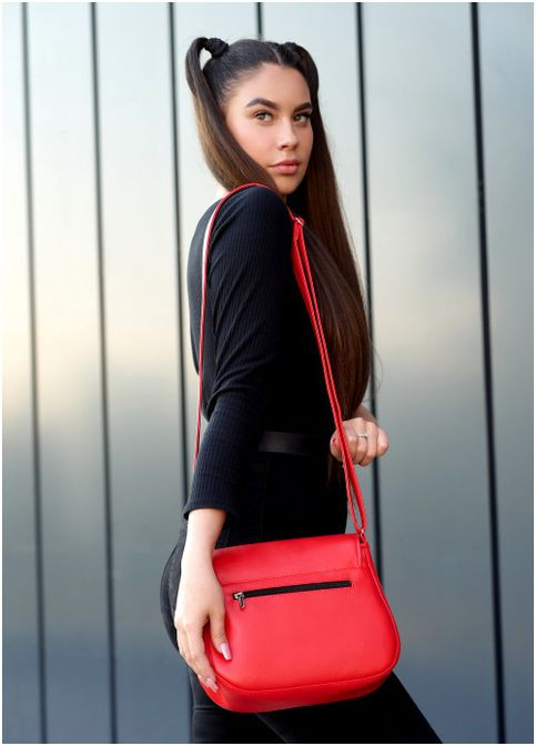 Сумка через плечо женская из экокожи Rose Sambag (302009261)