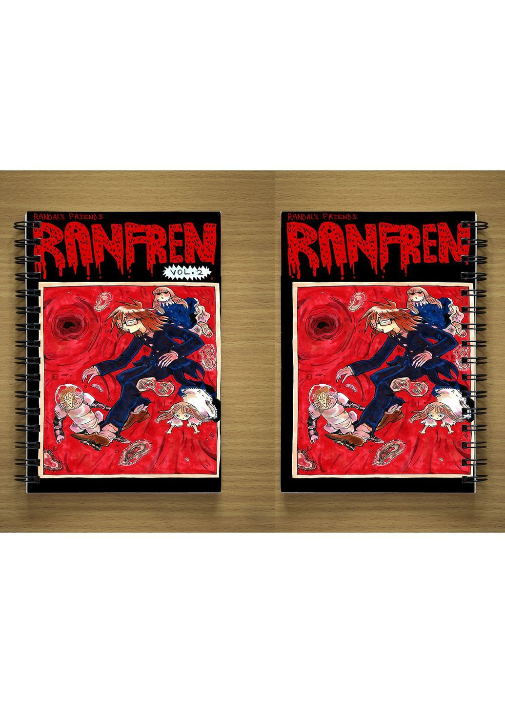 Блокнот Sketchbook Скетчбук с принтом Ranfren | Ранфрен | Рэндал #05 Kika (366300496)