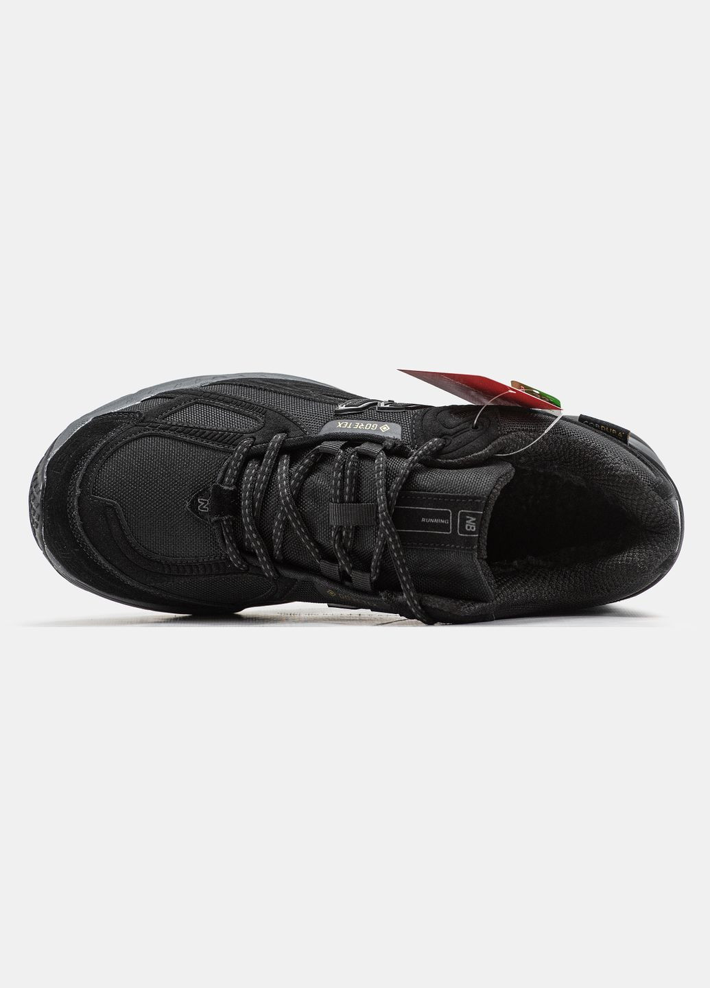 Черные зимние кроссовки зимние мужские new balance 1906r winter black grey fur gore-tex | нью беланс 1906r черные серые с мехом No Brand