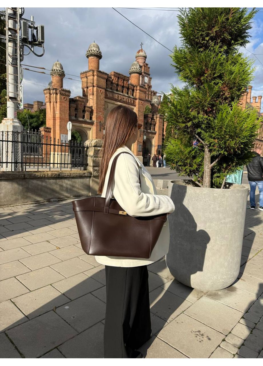 Сумка женская шоколадная Vishnya (365249006)