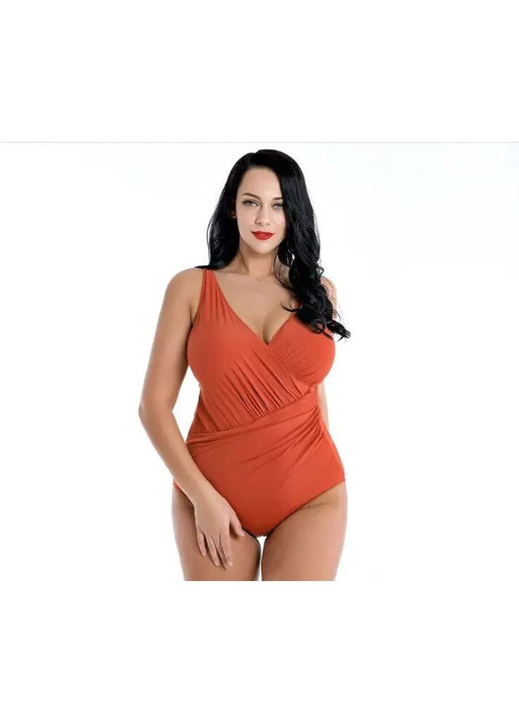 Червоний літній суцільний купальник з утяжкою та паралоновою чашкою. закритий купальник з утяжкою червоного кольору No Brand