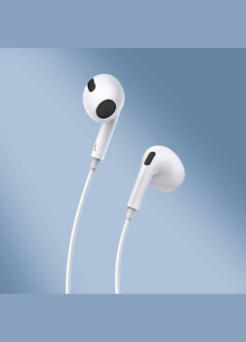 Наушники Encok 3.5mm lateral in-ear Wired Earphone H17 White Baseus Encok H17 (340279760)