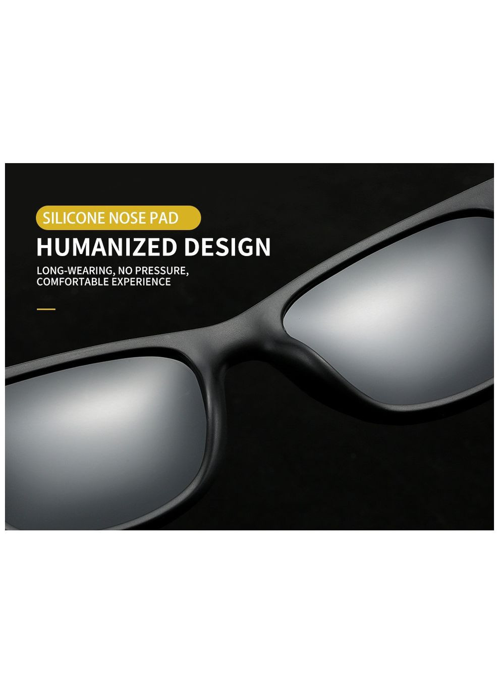 Сонцезахисні окуляри SuNi Унісекс Поляризаційні Захист від УФ UV 400 Жовтогарячий (437827777) GH (316093815)