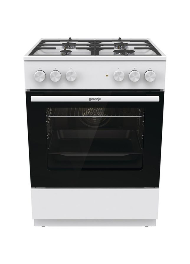Плита комбінована GK6A40WFFM White (FM6A3A-FPD4B) Gorenje (332613346)