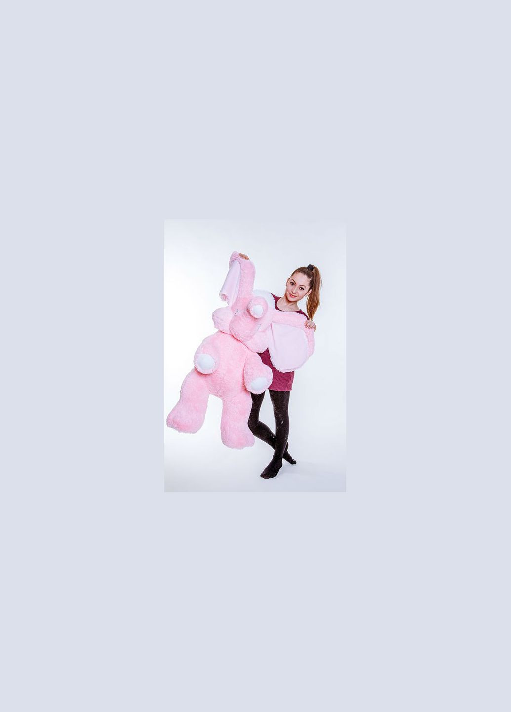 Мягкая игрушка Слоник 80 см розовый Alina (288045177)
