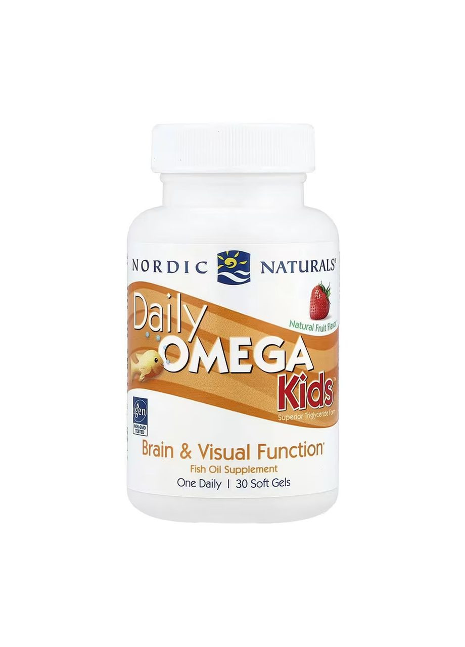 Daily Omega Kids - 30 softgels Natural Fruit Nordic Naturals (369400304)
