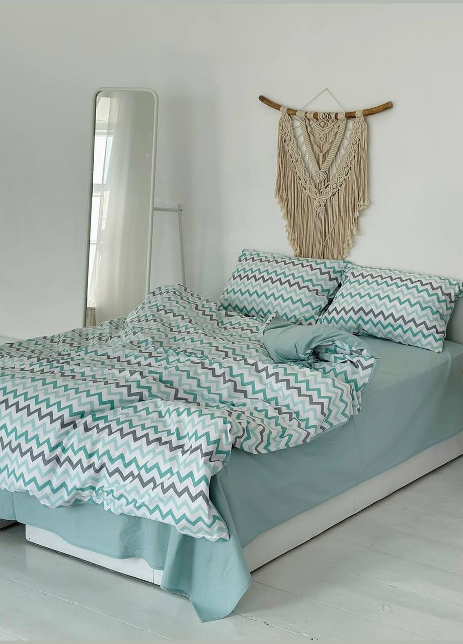 Комплект постельного белья двуспальный Ранфорс 00036 Freshery 0003620 No Brand (351869698)