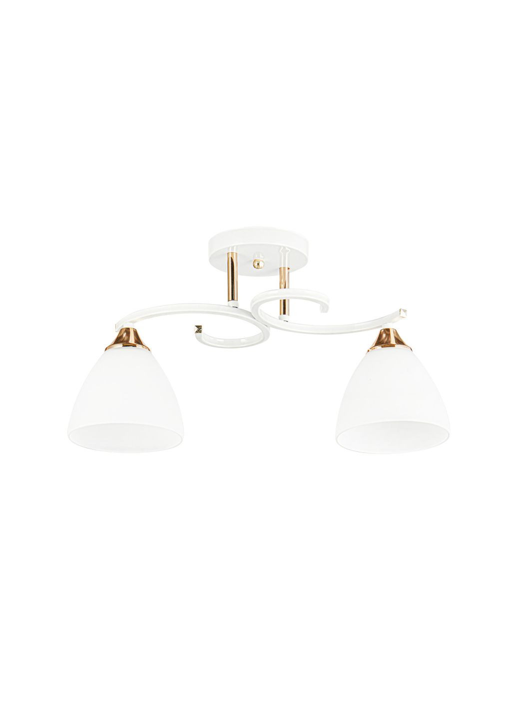 Люстра на 2 плафона белая (195009/2) Valeso (337512880)