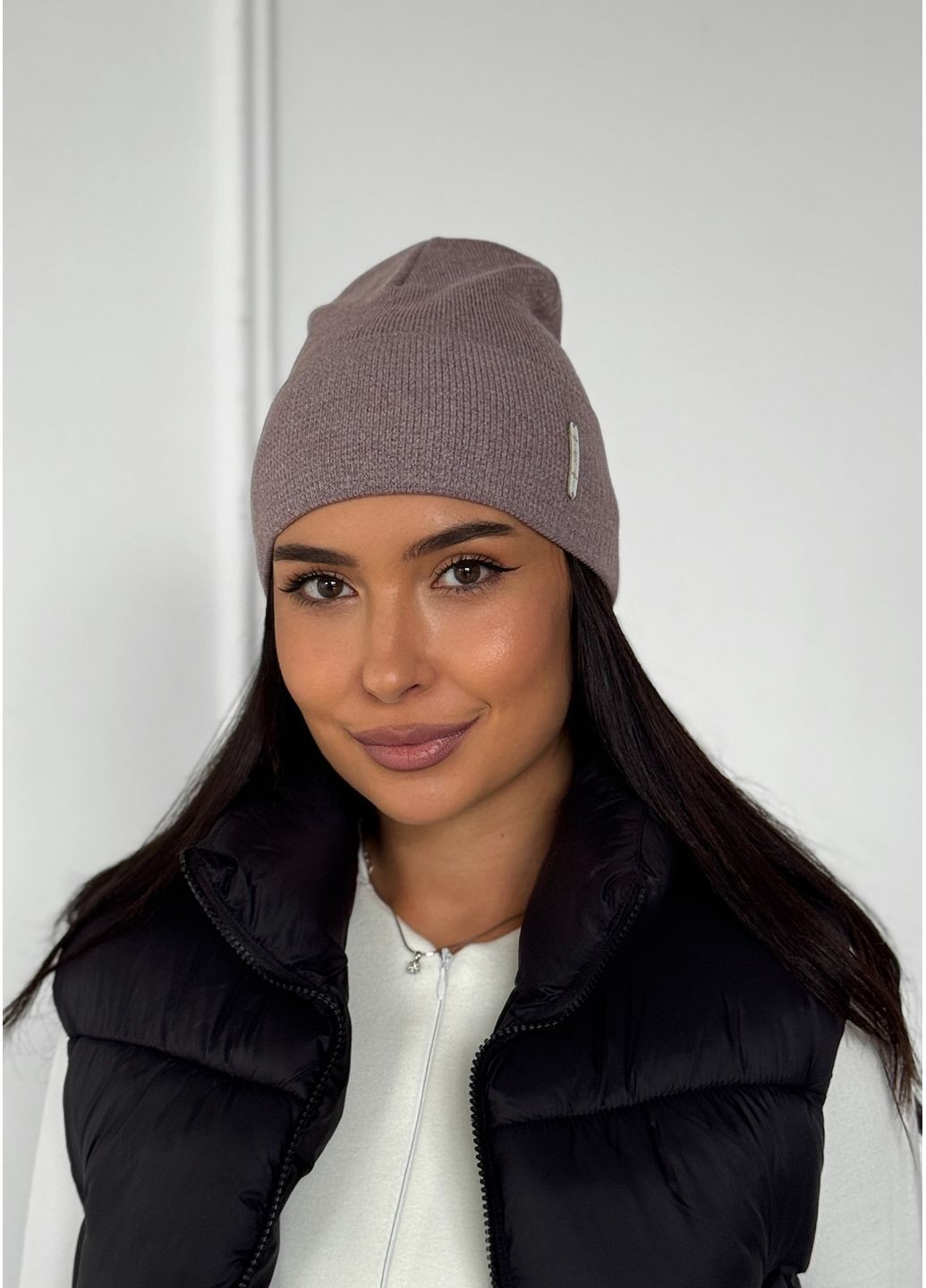 Женская шапка с отворотом – комфорт и стиль InFashion Шапка (366152472)