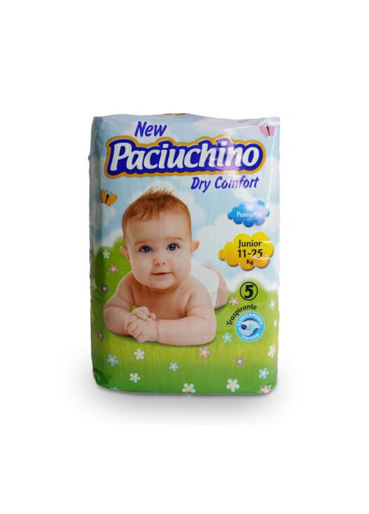 Підгузки Paciuchino 5 Junior (11-25кг) 16 шт Cardificio Italiano (278633965)