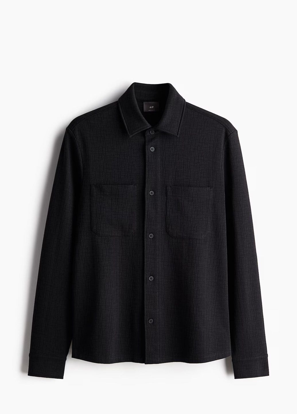 Черная демисезонная куртка H&M