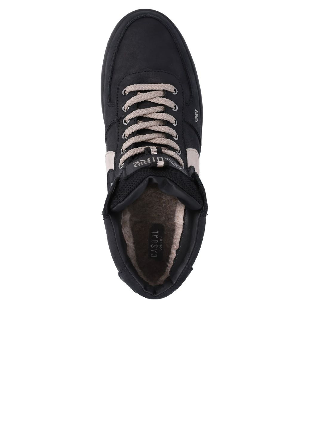 Черные осенние ботинки мужские утепленные Casual