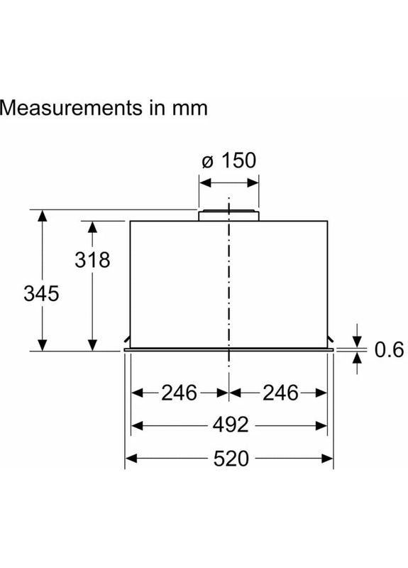 Вытяжка iQ500 LB56NAC50 Siemens (323044700)